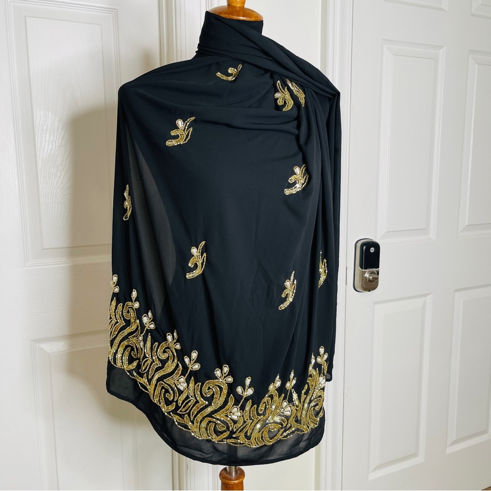 Muslim party scarf hijab special event fashion Dubai Designer - Picture 6 of 6
